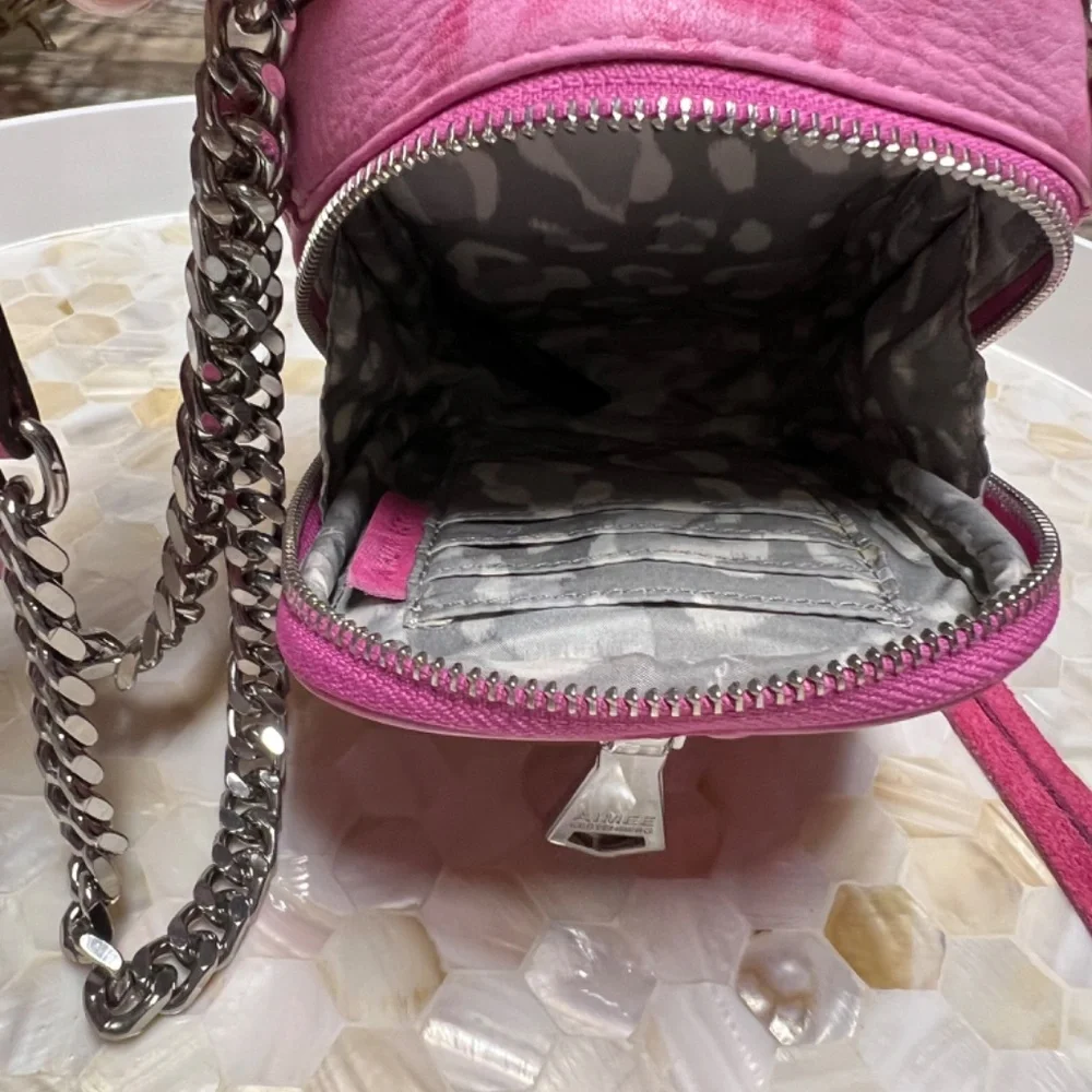 New Without Tag! Aimee Kestenberg Tamitha Pink Tie Dye Crossbody